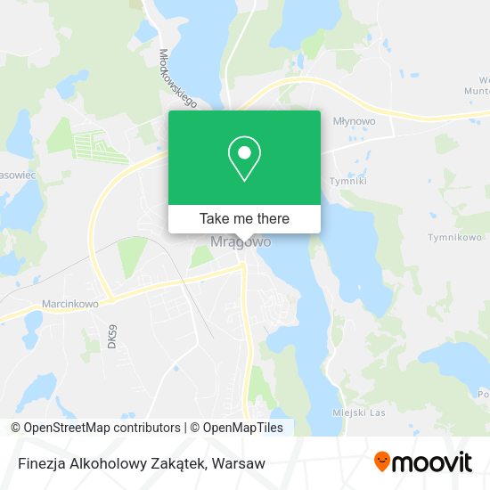 Finezja Alkoholowy Zakątek map