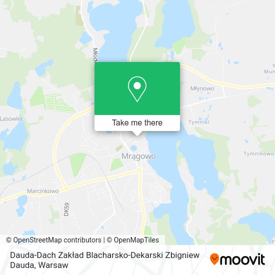 Dauda-Dach Zakład Blacharsko-Dekarski Zbigniew Dauda map