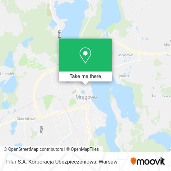 Filar S.A. Korporacja Ubezpieczeniowa map