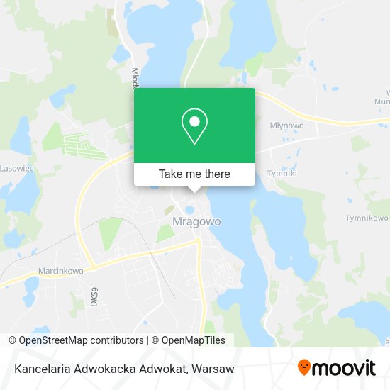 Kancelaria Adwokacka Adwokat map