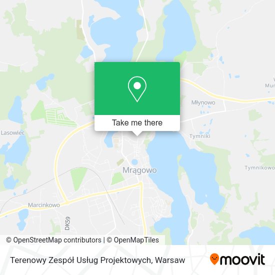 Terenowy Zespół Usług Projektowych map