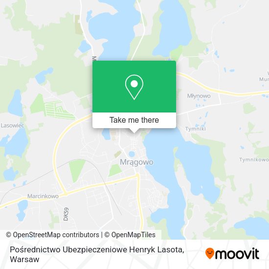 Pośrednictwo Ubezpieczeniowe Henryk Lasota map