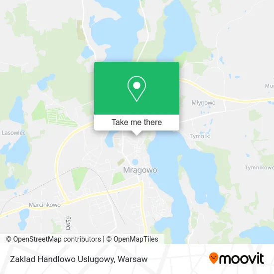 Карта Zaklad Handlowo Uslugowy