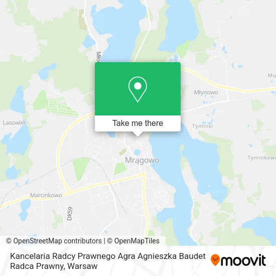 Kancelaria Radcy Prawnego Agra Agnieszka Baudet Radca Prawny map