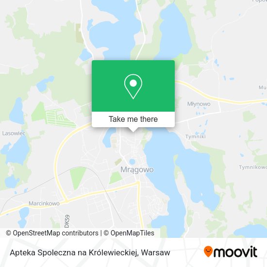 Apteka Spoleczna na Królewieckiej map