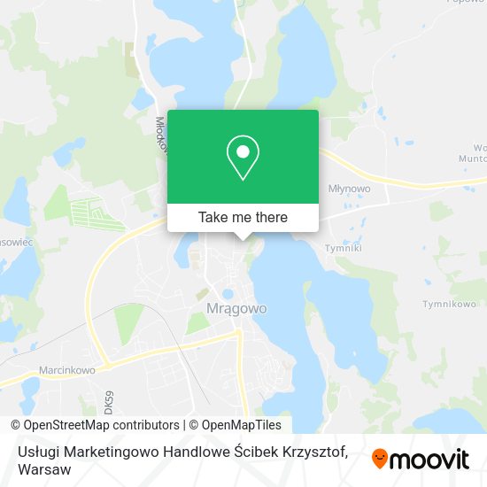 Usługi Marketingowo Handlowe Ścibek Krzysztof map