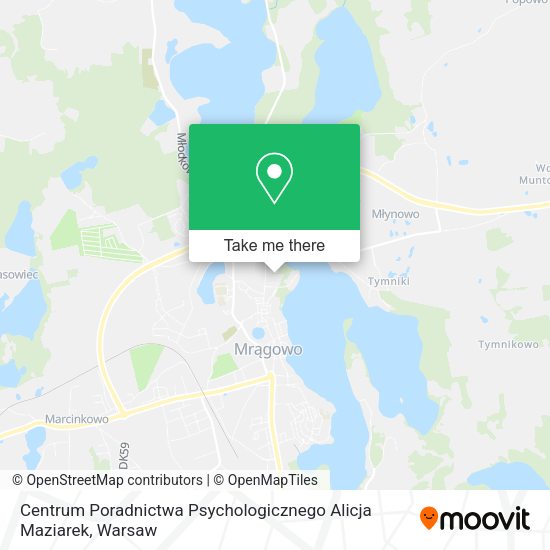 Centrum Poradnictwa Psychologicznego Alicja Maziarek map