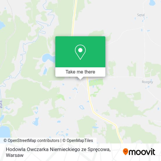 Hodowla Owczarka Niemieckiego ze Spręcowa map