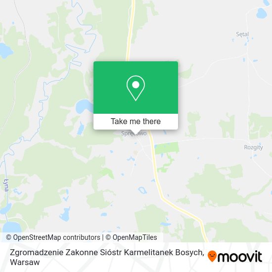 Zgromadzenie Zakonne Sióstr Karmelitanek Bosych map