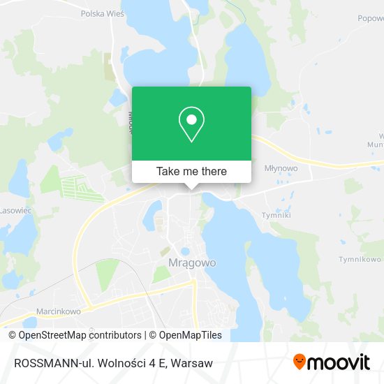 ROSSMANN-ul. Wolności 4 E map