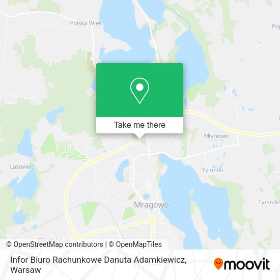 Infor Biuro Rachunkowe Danuta Adamkiewicz map