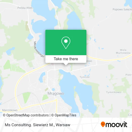 Карта Ms Consulting. Siewierz M.