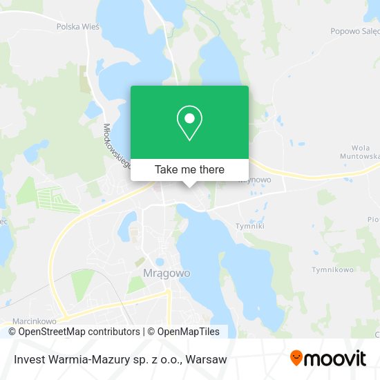 Invest Warmia-Mazury sp. z o.o. map