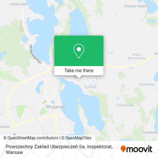 Powszechny Zakład Ubezpieczeń Sa. Inspektorat map