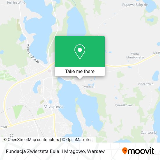 Fundacja Zwierzęta Eulalii Mrągowo map