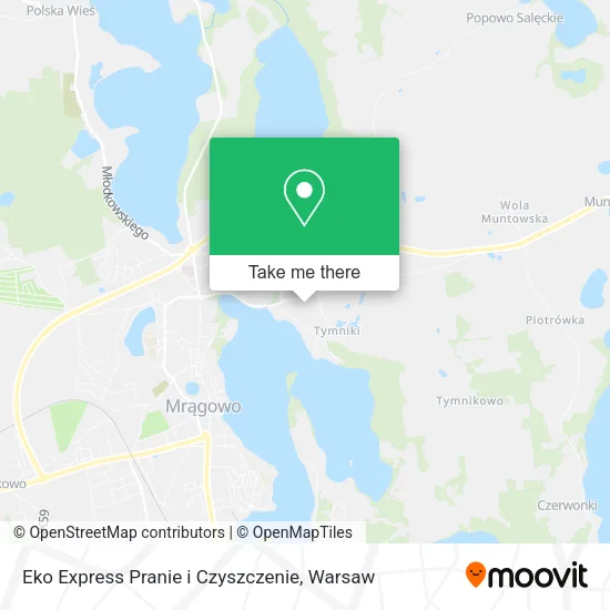 Карта Eko Express Pranie i Czyszczenie