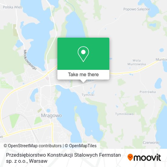 Карта Przedsiębiorstwo Konstrukcji Stalowych Fermstan sp. z o.o.