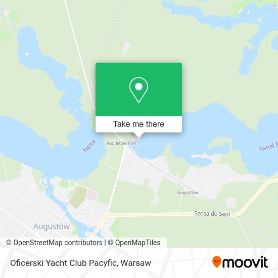 Oficerski Yacht Club Pacyfic map