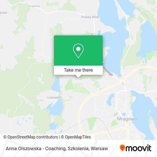 Anna Olszowska - Coaching, Szkolenia map