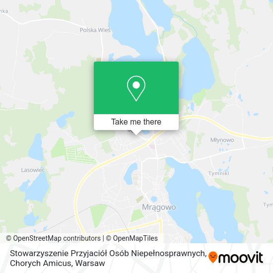 Stowarzyszenie Przyjaciół Osób Niepełnosprawnych, Chorych Amicus map