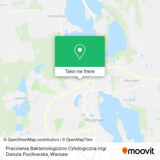 Pracownia Bakteriologiczno Cytologiczna mgr Danuta Puciłowska map