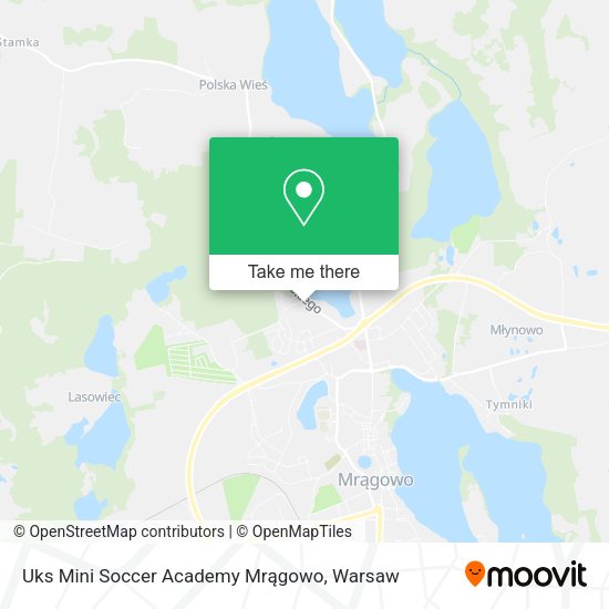 Uks Mini Soccer Academy Mrągowo map