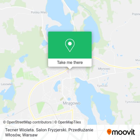 Tecner Wioleta. Salon Fryzjerski. Przedłużanie Włosów map