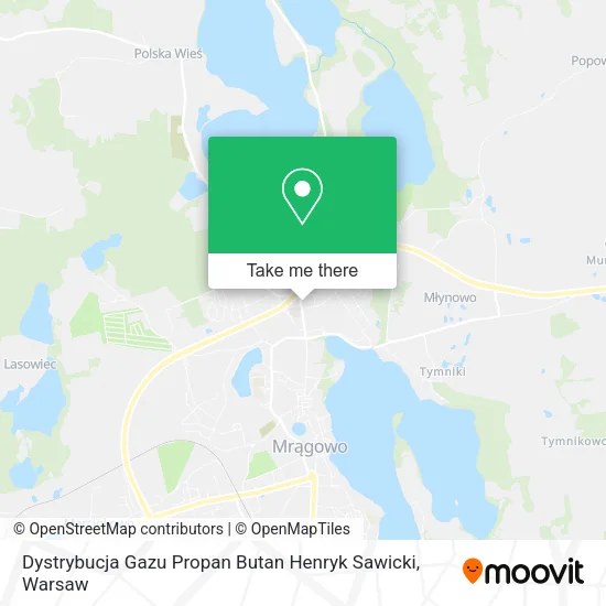 Карта Dystrybucja Gazu Propan Butan Henryk Sawicki