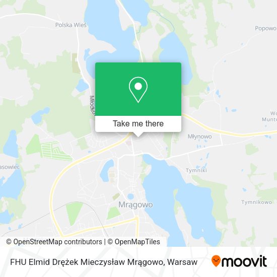 FHU Elmid Drężek Mieczysław Mrągowo map