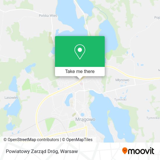 Powiatowy Zarząd Dróg map