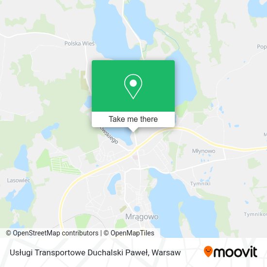 Usługi Transportowe Duchalski Paweł map