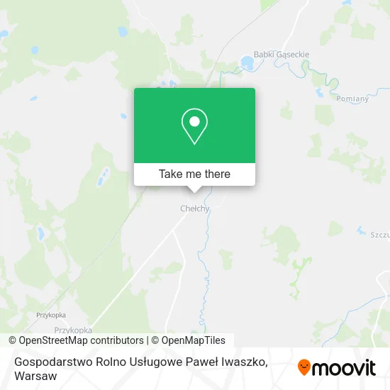 Карта Gospodarstwo Rolno Usługowe Paweł Iwaszko
