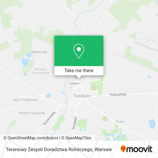 Terenowy Zespół Doradztwa Rolniczego map