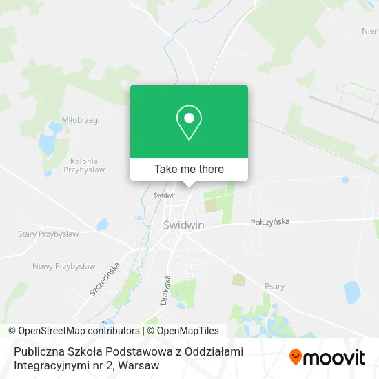 Publiczna Szkoła Podstawowa z Oddziałami Integracyjnymi nr 2 map