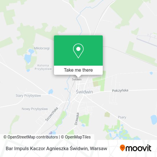 Карта Bar Impuls Kaczor Agnieszka Świdwin