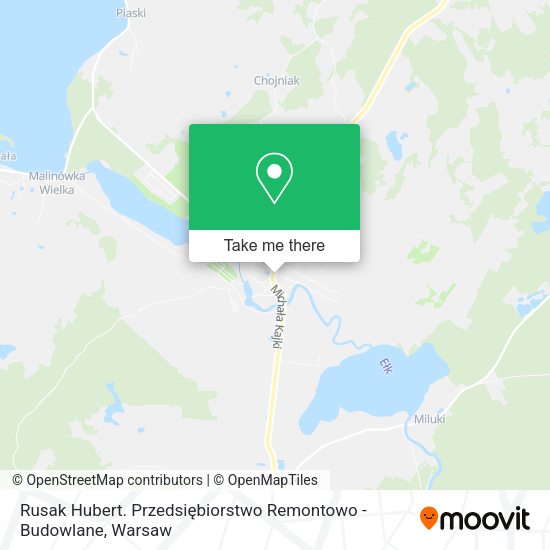 Rusak Hubert. Przedsiębiorstwo Remontowo - Budowlane map