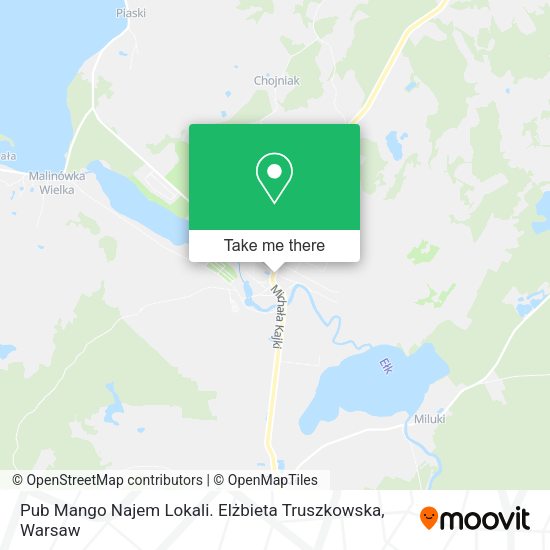 Pub Mango Najem Lokali. Elżbieta Truszkowska map