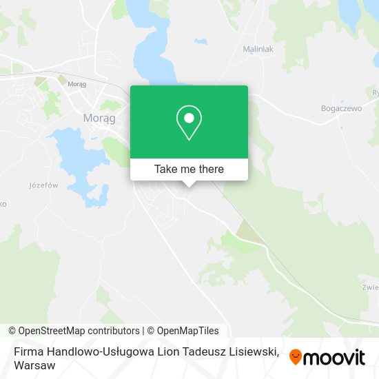 Firma Handlowo-Usługowa Lion Tadeusz Lisiewski map