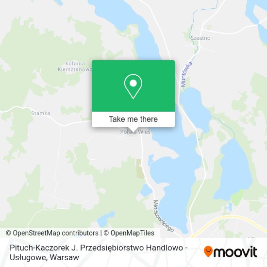 Pituch-Kaczorek J. Przedsiębiorstwo Handlowo - Usługowe map