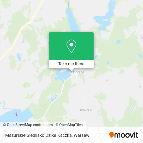 Карта Mazurskie Siedlisko Dzika Kaczka