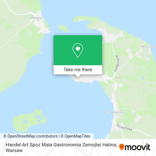 Handel Art Spoz Mala Gastronomia Zemojtel Halina map