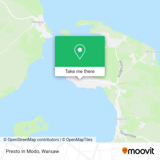 Карта Presto in Modo