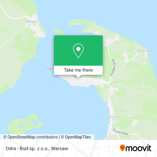 Карта Odra - Bud sp. z o.o.