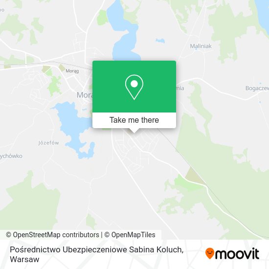 Pośrednictwo Ubezpieczeniowe Sabina Koluch map