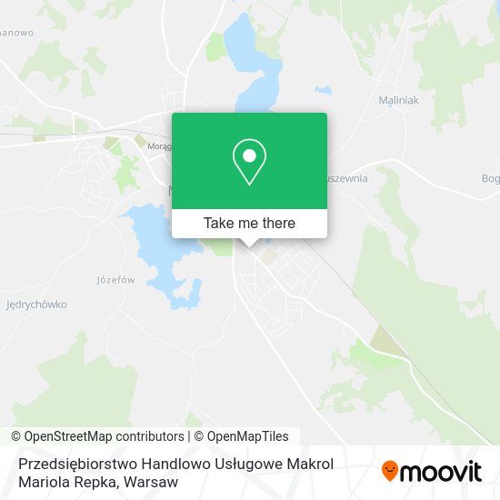 Przedsiębiorstwo Handlowo Usługowe Makrol Mariola Repka map