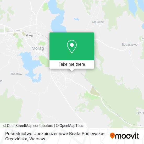 Pośrednictwo Ubezpieczeniowe Beata Podlewska-Grędzińska map