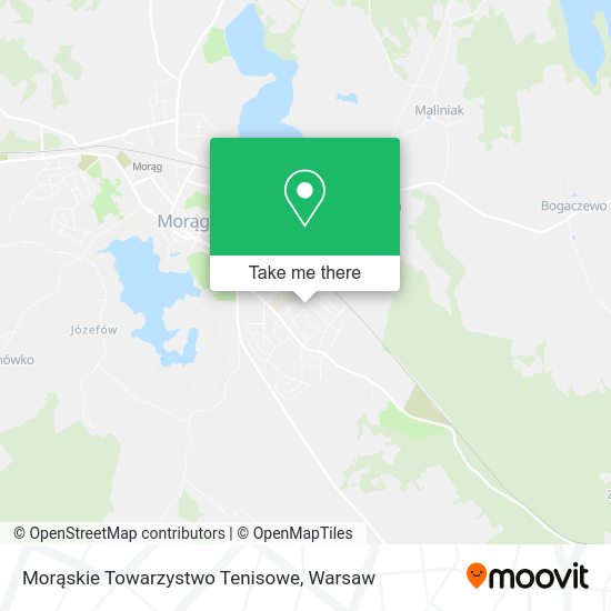 Morąskie Towarzystwo Tenisowe map