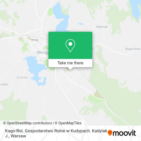 Kago-Rol. Gospodarstwo Rolne w Kudypach. Kadylak J. map