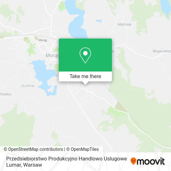 Карта Przedsiebiorstwo Produkcyjno Handlowo Uslugowe Lumar