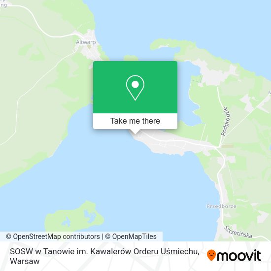 SOSW w Tanowie im. Kawalerów Orderu Uśmiechu map